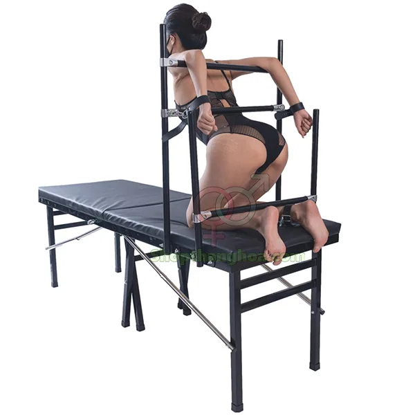 SM Folding Sensual Restraint Bed for BDSM Play — photo 2