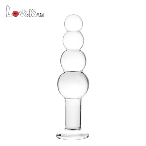 Glass Beaded Anal Stimulator Massage Gay Sauna Toy