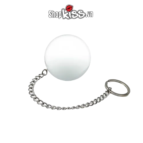 Glass Prostate Stimulation Ball With Stainless Chain