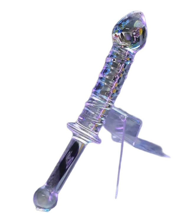 Glass Spiral Handle Anal Stimulator Smooth Safe Adult Sex Toy