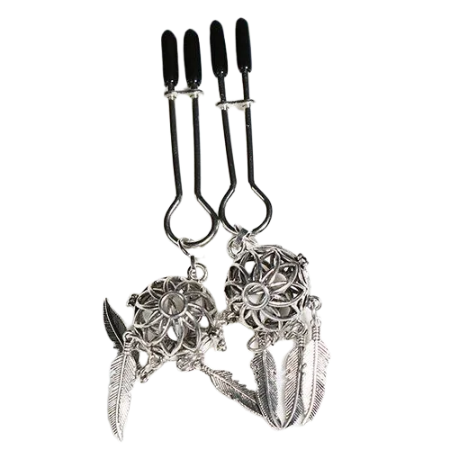 Glow Bell Nipple Clamps Sensual BDSM Accessory Lighting