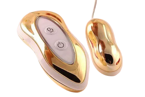Golden Premium Vibrating Egg 7 Modes Waterproof Compact
