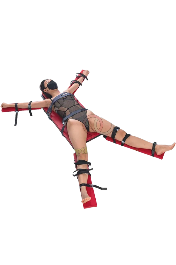 GSM022 black bondage restraint kit hand and foot cuffs for BDSM play