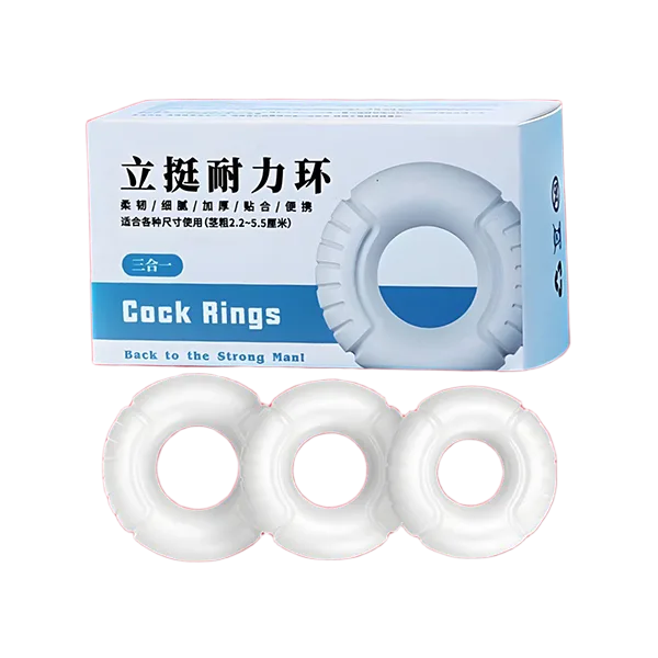 Gusdun Set 3 Delay Rings Enhance Stamina Pleasure