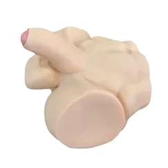 Half-Body Gay Silicone Dildo 17cm for Safe Fun