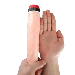 Handheld 2-Pin Multi-Speed Vibrating Silicone Dildo for Beginners