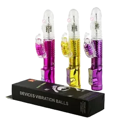 Handheld Female Vibrating Thrusting USB Rechargeable Toy