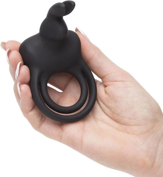 Happy Rabbit Cock Ring Vibrating Silicone Bunny Ears 3 Speeds 9 Modes — photo 4