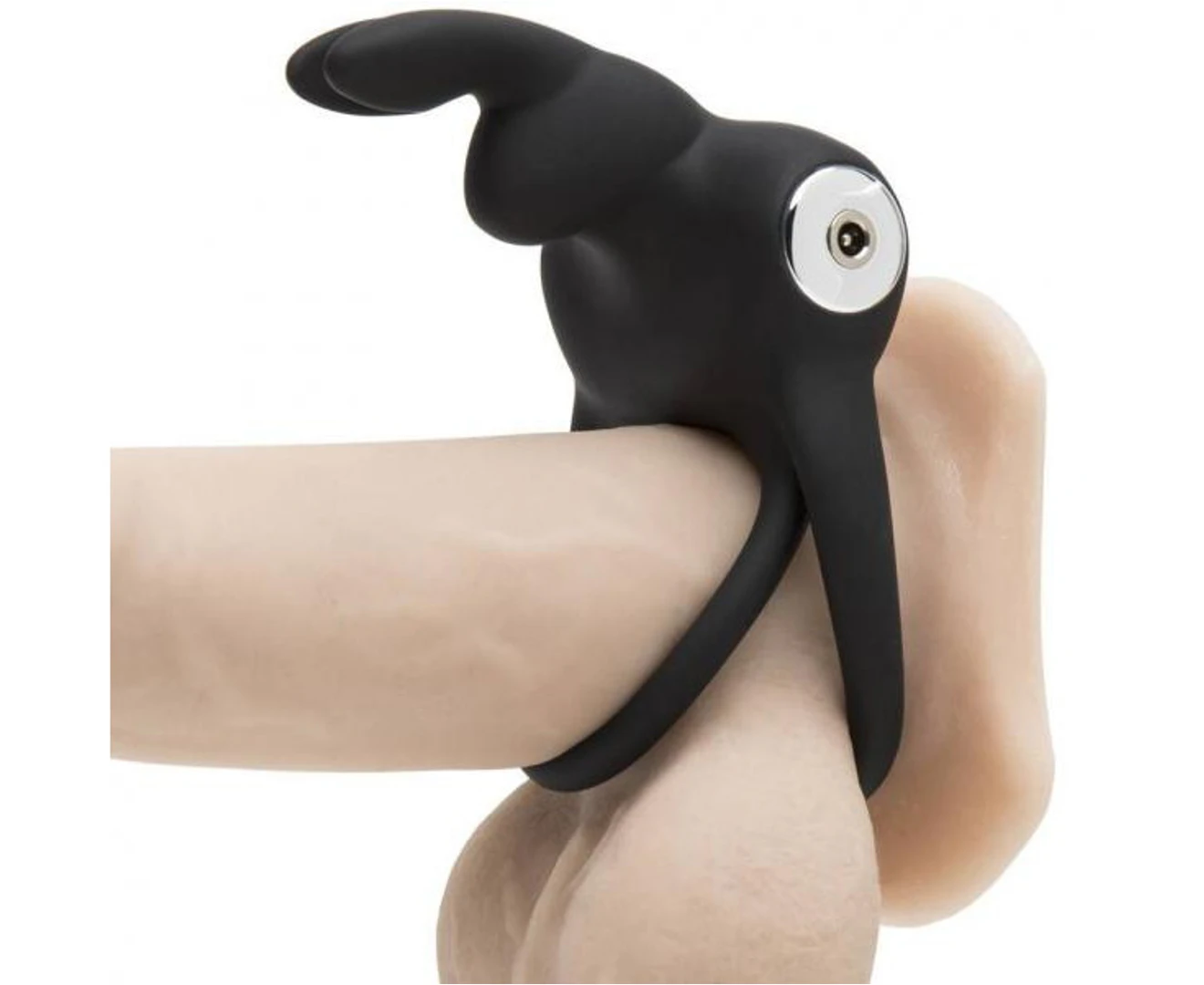 Happy Rabbit Cock Ring Vibrating Silicone Bunny Ears 3 Speeds 9 Modes — photo 3