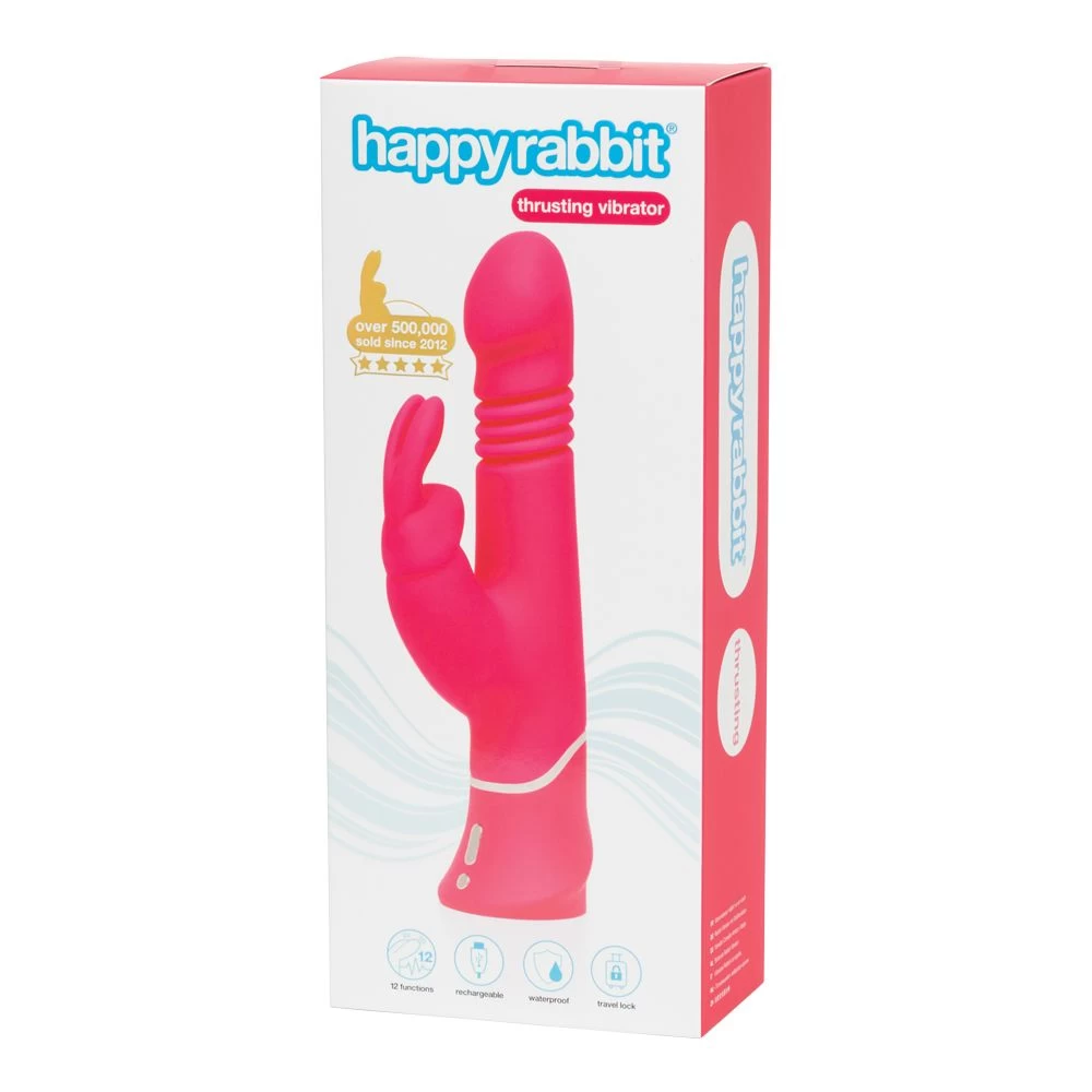 Happy Rabbit Thrusting Silicone Vibrator Ergonomic Powerful — photo 3