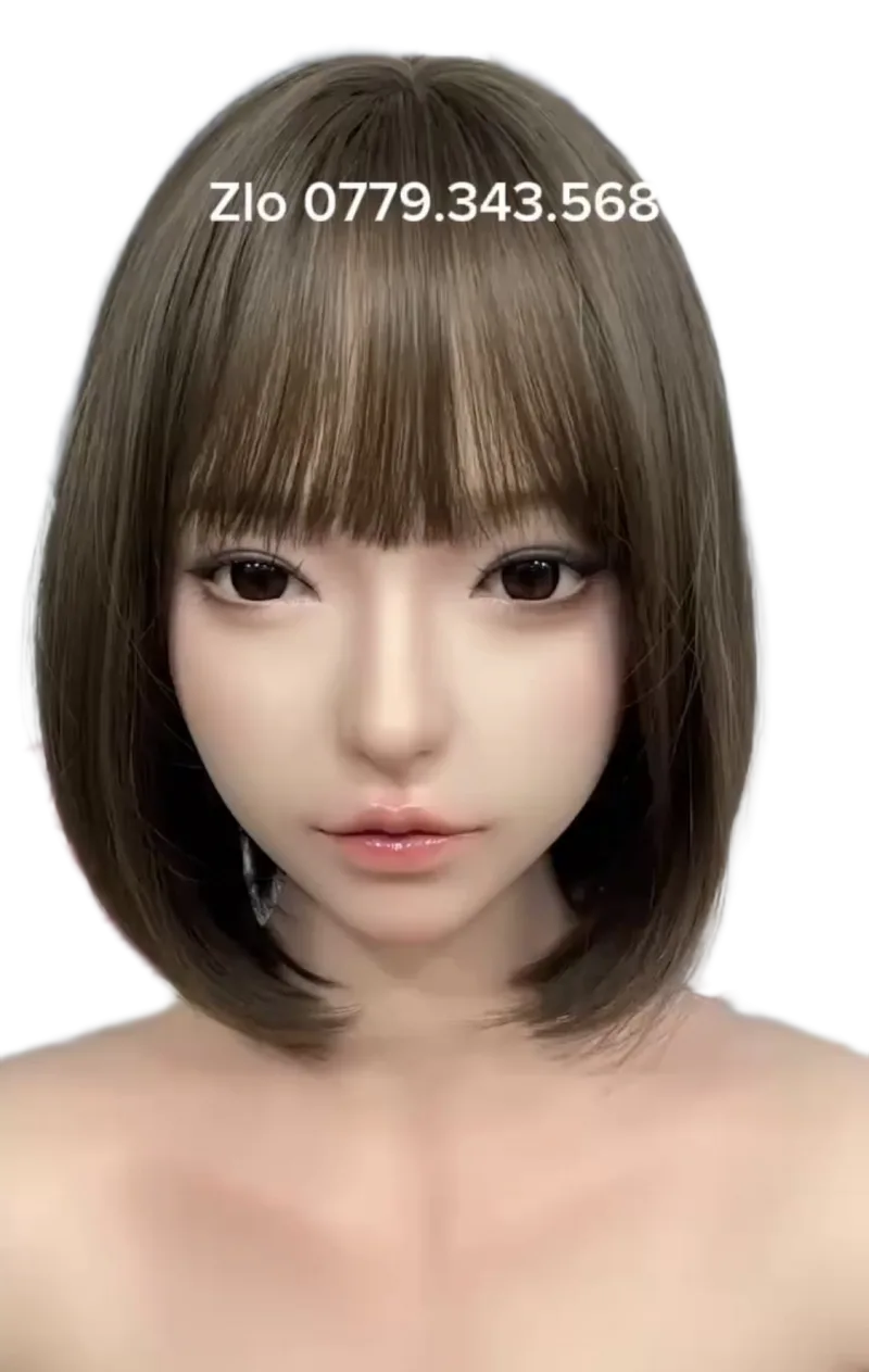 Hara Silicone Head With Tongue Oral Cavity Flexible Mouth