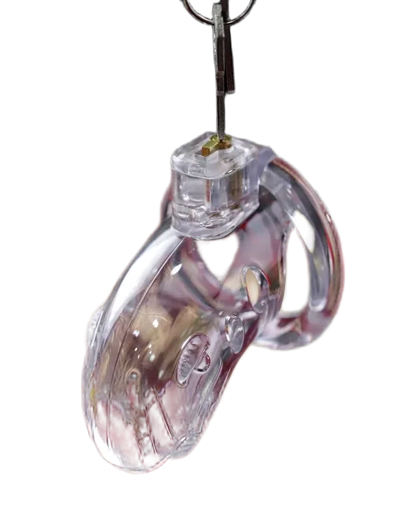 Hard Plastic BDSM Penis Lock Intense Sensation