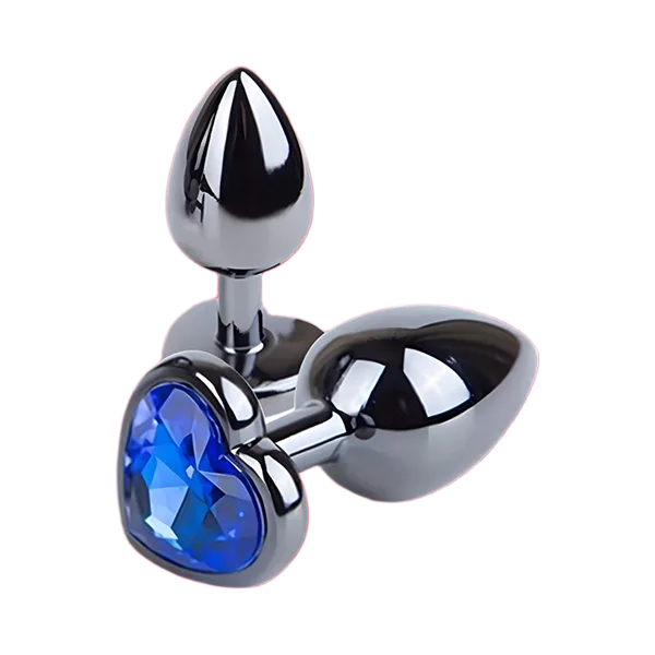 Heart Base Stainless Steel Anal Plug Butt Plug for Couples