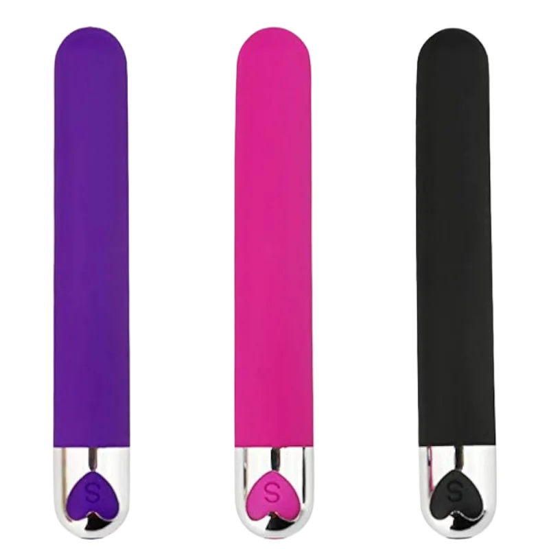 Heart Button Simple Silicone Vibrator Concealed Pleasure