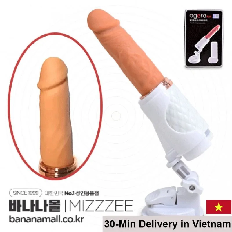 Heated Remote Control Automatic Thrusting Vibrating Dildo Silicone