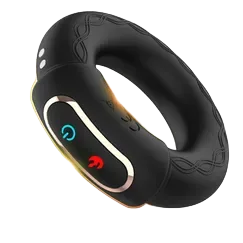 Heating Cock Ring Male Enhancement Remote Control Prolong Love