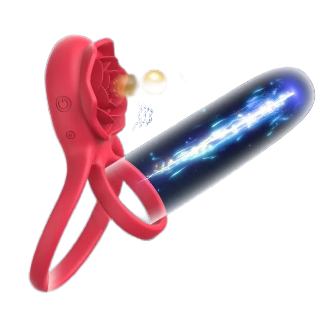 HGOD ROSE Amazon Remote Control Vibrating Multifunction Cock Ring