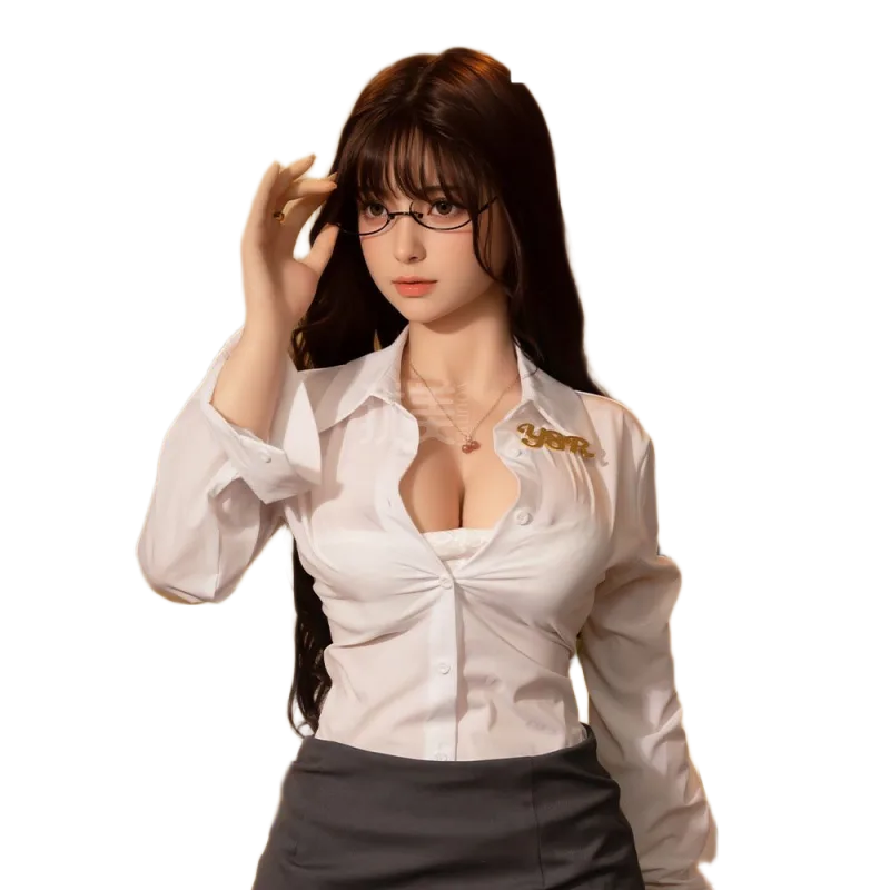 Hieu Khe Full Body 158cm Silicone Head TPE Secretary Doll