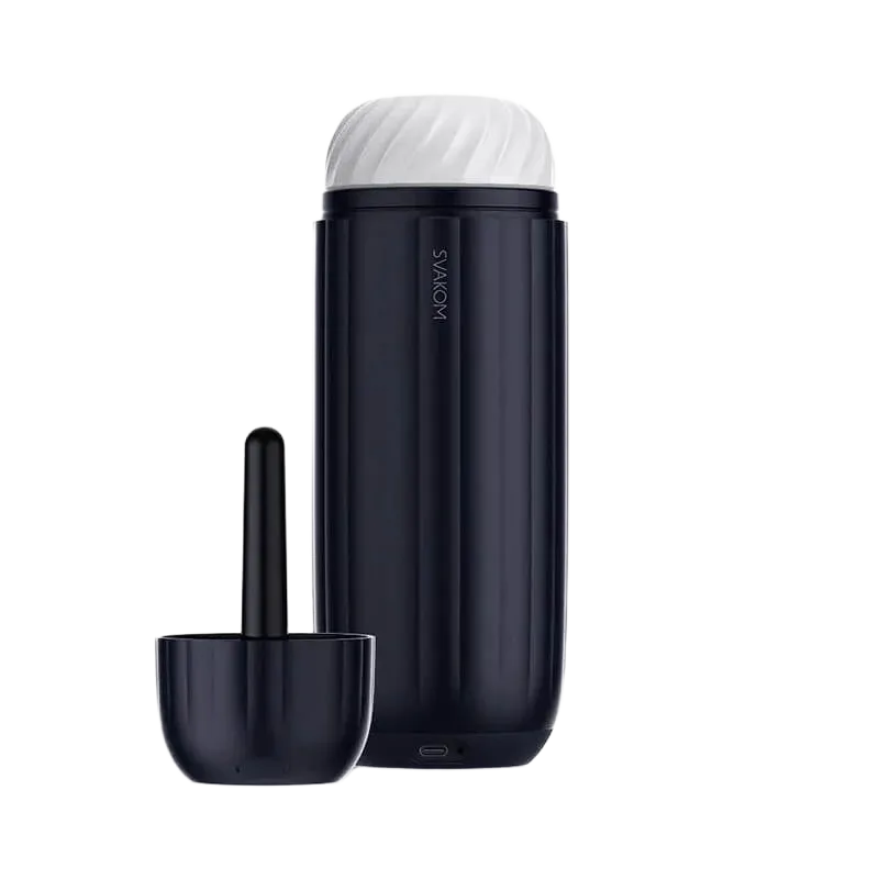 High-Tech Silicone Male Masturbator with Vibration and Warming