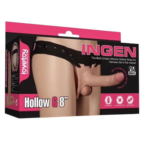 Hollow Realistic Soft Strap-On Penis Lovtoy Rodeo USA for Men