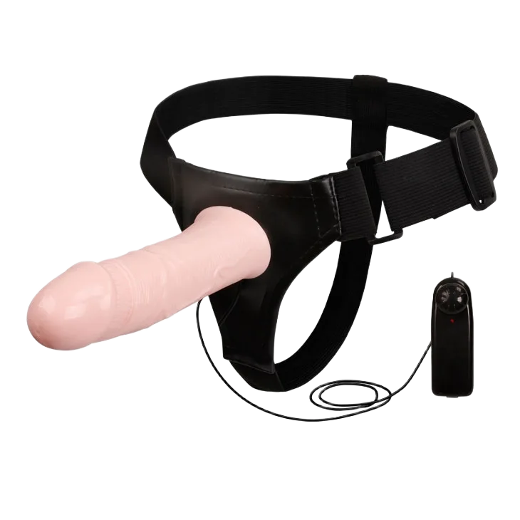 Hollow Shaft Vibrating Penis Sleeve Delay Condom Men