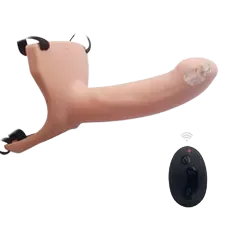 Hollow Soft Vibrating Male Enlarger Remote Control Silicone