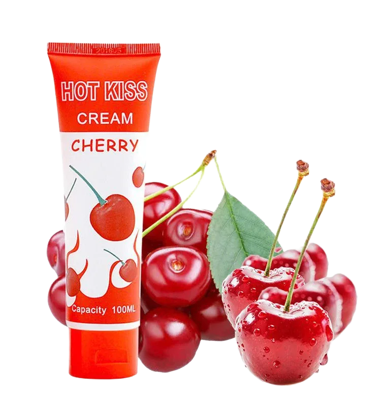 Hot Kiss Cherry Scented Lubricant Gel 100ml Long-Lasting