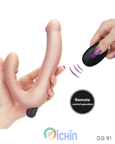 IJOY Strapless Double-Ended Remote-Controlled Soft Silicone Dildo — photo 6