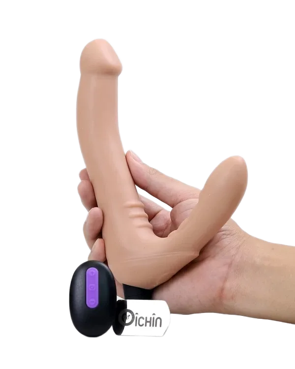 IJOY Strapless Double-Ended Remote-Controlled Soft Silicone Dildo