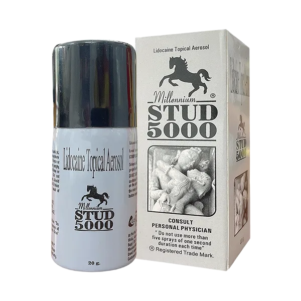 India Stud 5000 Delay Spray for Longer Lasting Performance 45ml