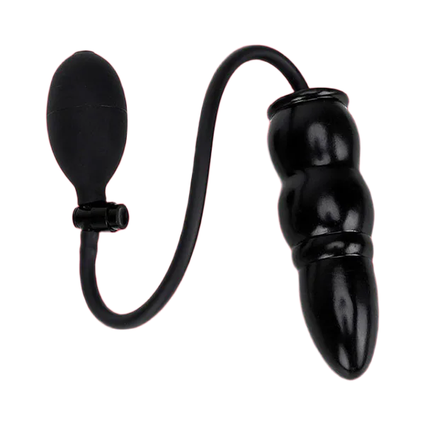 Inflatable Anal Plug Pump Silicone Safe Comfort