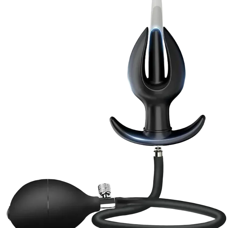 Inflatable Anal Plug Soft Expandable Prostate Stimulator