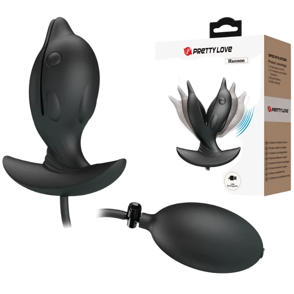 Inflatable Anal Stretch Trainer with Vibration
