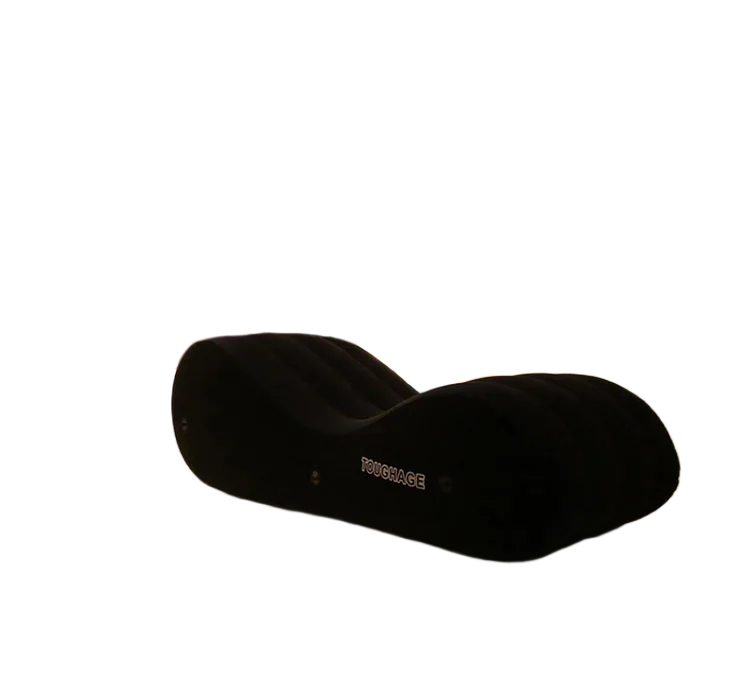 Inflatable Tantra love chair with massage pump