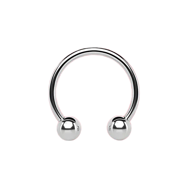 Inox 2-Ball Open Penis Ring Enhance Male Delay Stimulation