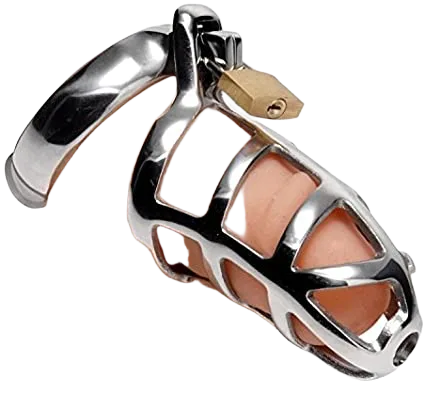 Inox BDSM Cock Lock Ring Adjustable Male Control