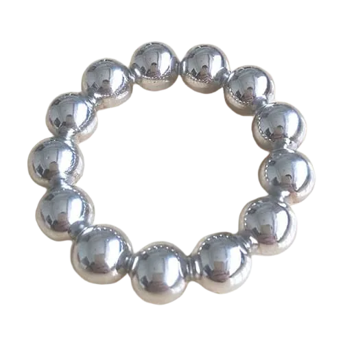 Inox Smart Penis Ring 13 Beads Adjustable For Men