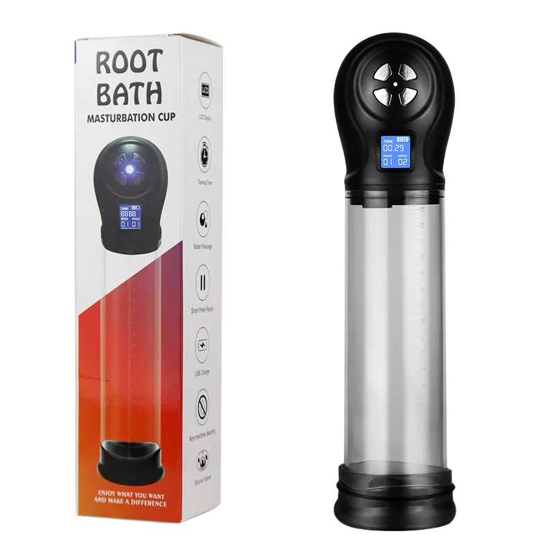 IPHISI Penis Enlarger with LCD Vacuum Pump Device