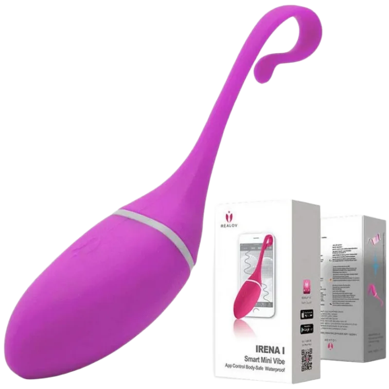 Irena App-Controlled Rechargeable Wireless Vibrating Egg 16cm