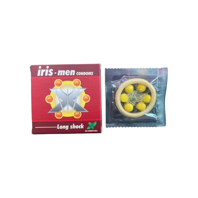 Iris Men 6 Large Beaded Condom 10-Pack Enhanced Sensation