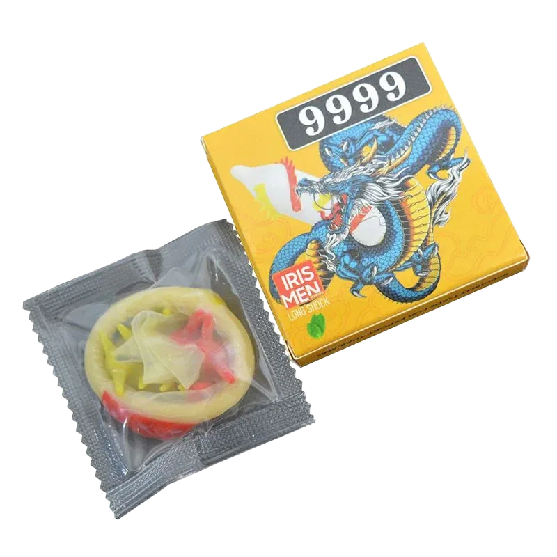 Iris Men 9999 Super Spiky Condom Box 2 Stimulating Textured