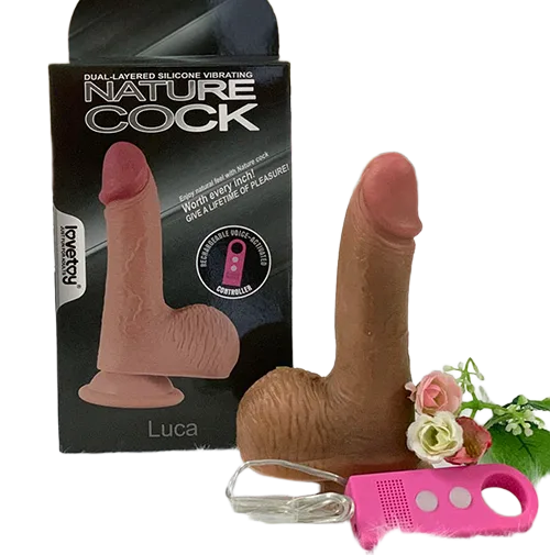 James Soft Silicone Dual Shaft Vibrating Dildo