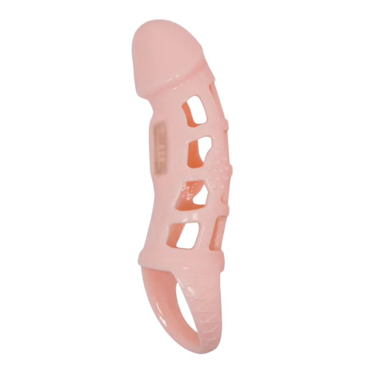 Japan Mesh Vibrating Extension Condom for Longer Lasting Play