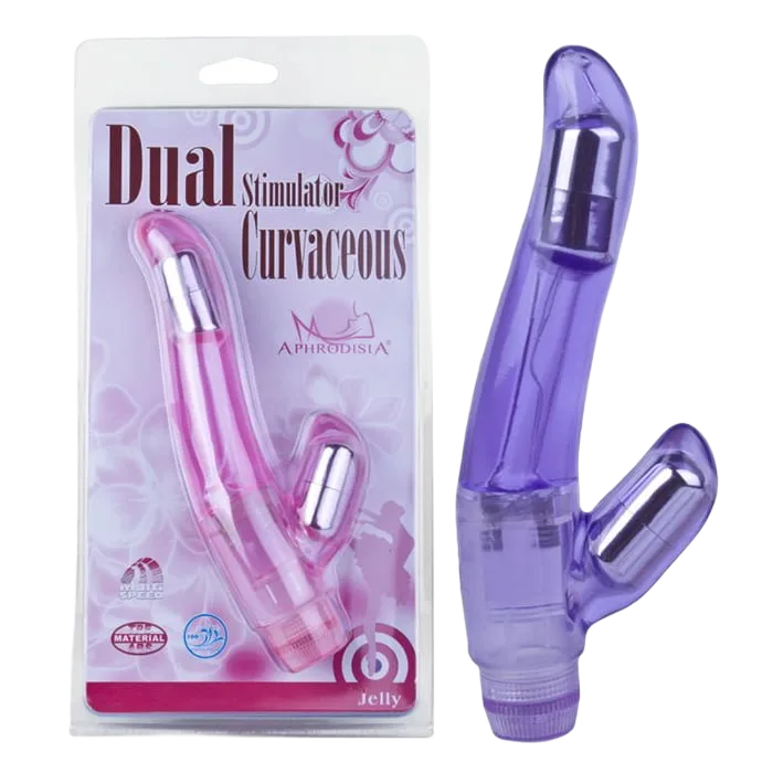 Japanese Double-Ended Dual Motor Vibrating Silicone Dildo Pink