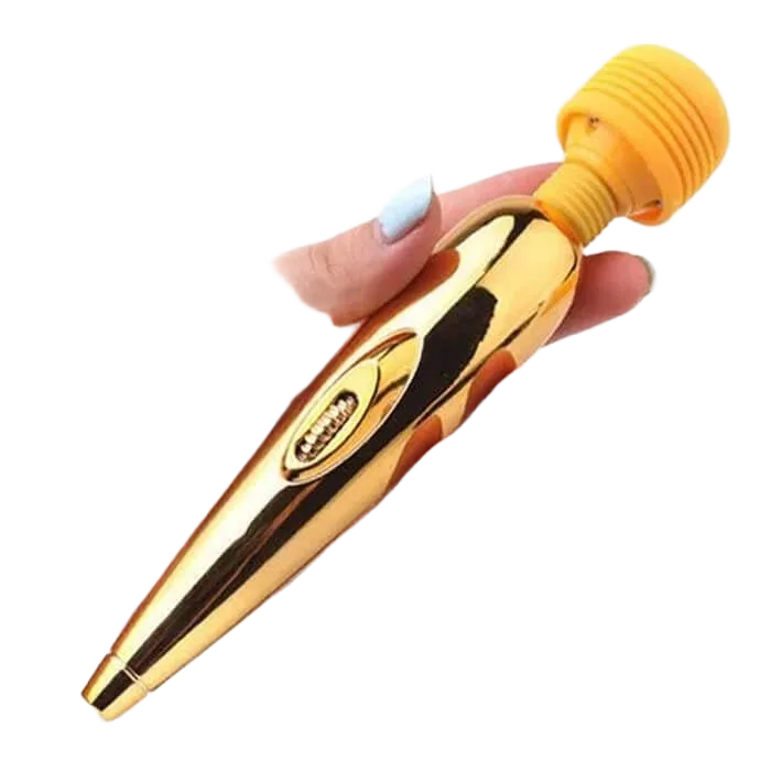 Japanese Gold Plated G-Spot Massager 18.3cm ABS Vibrator