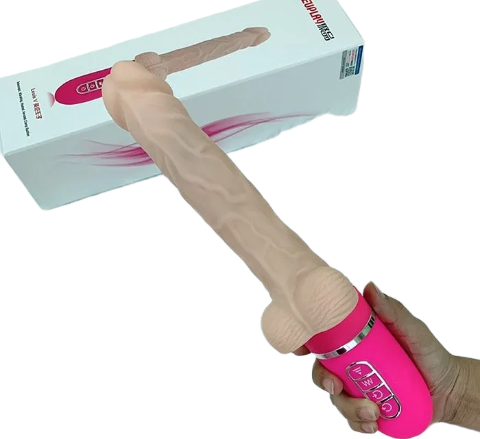 Japanese Heated Automatic Pumping Soft Silicone Dildo