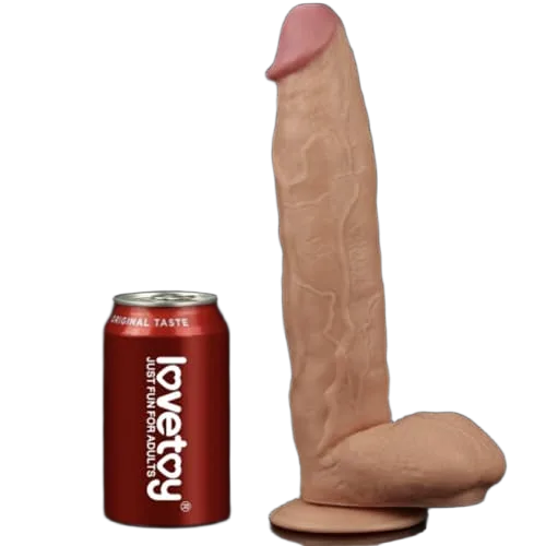 Japanese Realistic Large Silicone Dildo Fixed Base No Vibration