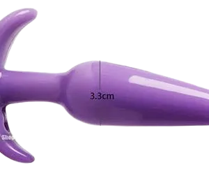 Japanese Silicone Anchor-Shaped Anal Massager Waterproof Pink