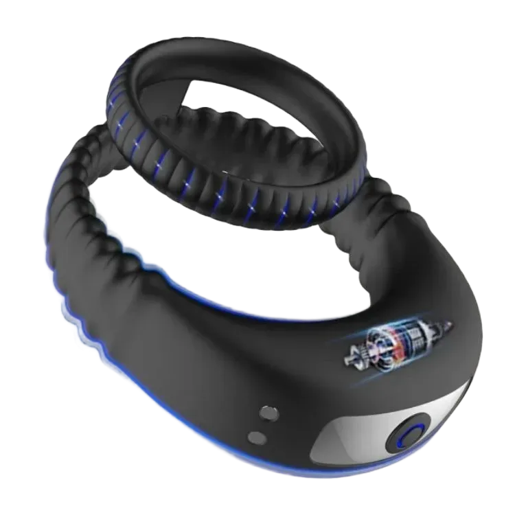 Jella Dual Ring Cock Ring Silicone Stretchy Delay Climax