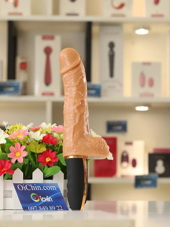 JEUSN Handheld Heat Thrust Silicone Powerful Sex Toy — photo 6